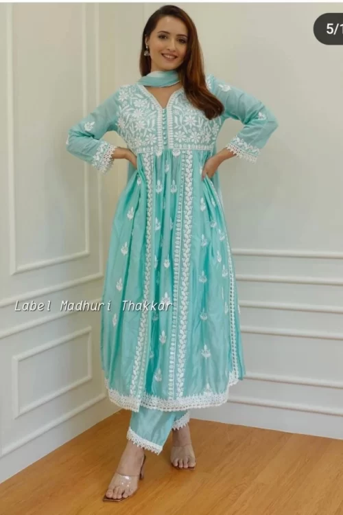 Beautiful Chikankari Suit Sets