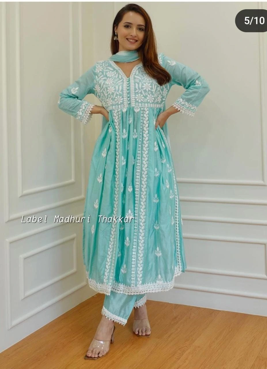 Beautiful Chikankari Suit Sets